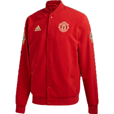 Adidas/阿迪达斯正品 当季新款男子曼联足球运动夹克外套 GD4386