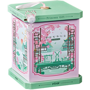 小伶玩具儿童古风发饰礼盒套装女童宝宝头饰装扮巨好看的新年礼物