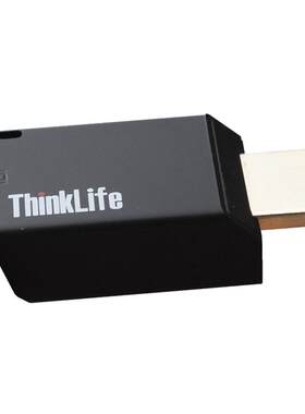 联想ThinkPad原装标准hdmi转vga转换器戴尔HDMI转接头盒子投影仪