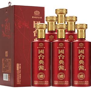 贵州国台酒53度国台典酱酒500ml*6瓶高度酱香型白酒整箱送礼收藏