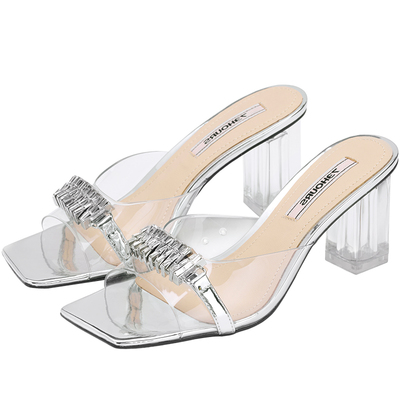 73hours精致仙女风高跟拖鞋