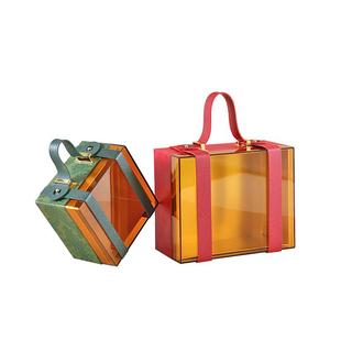 手提箱婚礼伴手礼喜糖盒透明礼物盒空盒子2025新款高级感包装盒