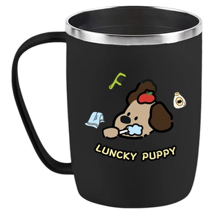 304不锈钢漱口杯刷牙情侣漱口杯高级感一对创意刷牙杯高颜值可爱