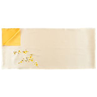 上海故事2026春秋新款真丝苏绣丝巾披肩长巾手工刺绣送长辈礼盒装