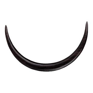 黑檀木古风上弦月发簪简约现代高级感木质簪子日常盘发头手工簪女