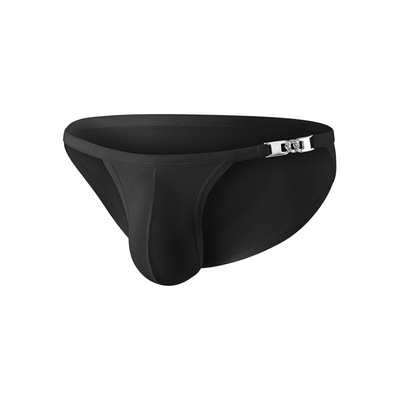 男士低腰U凸金属扣透气三角裤