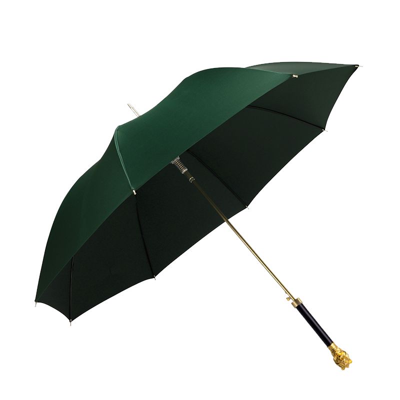 狮子头复古直杆大号长柄雨伞