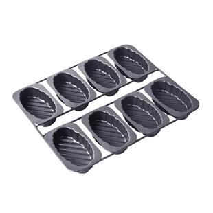 阳晨蛋糕模具灰色8连云朵玛德琳烤盘家用不沾挞壳面包耐高温模具
