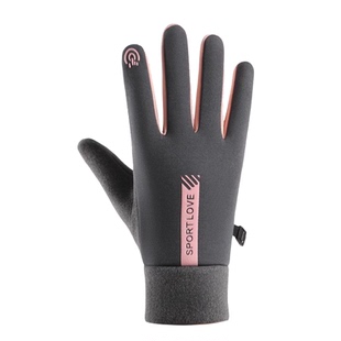 秋冬季户外电动车手套防风防水冬季加绒保暖触屏防滑骑行专用手套