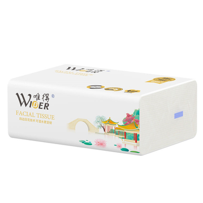 唯得抽纸家用实惠装24包整箱批发