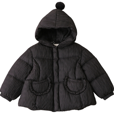 女宝宝羽绒服中长款2025冬季新款加厚女童羽绒服中小童装外套4210