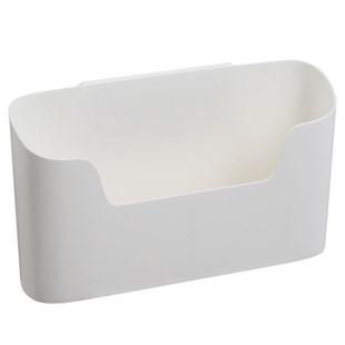 厨房柜门保鲜膜收纳架收纳盒壁挂式橱柜门内侧冰箱置物架调料收纳