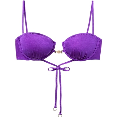 【肯豆同款】CALZEDONIA卡泽意袜25夏海边度假缎面比基尼泳衣1858