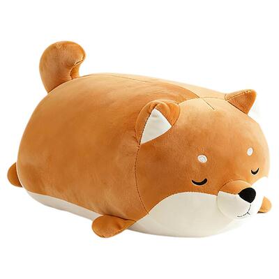 名创优品柴犬玩偶睡觉抱枕毛绒娃