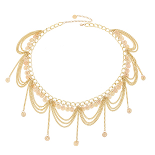 波西米亚欧美复古风腰链流苏手镯铃铛汉服异域风情手链肚皮舞配饰