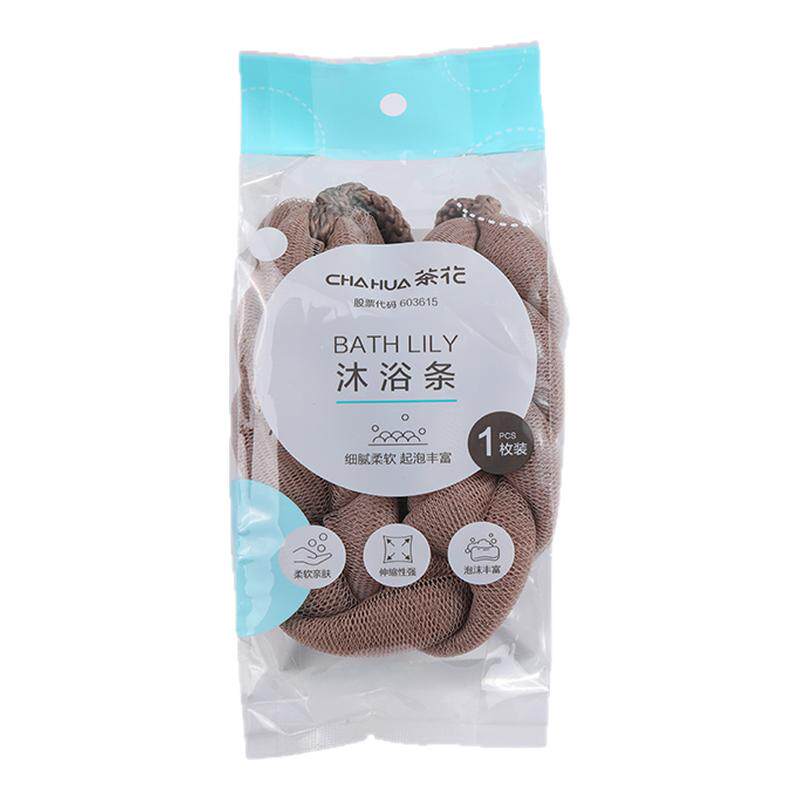 茶花搓澡巾浴室洗澡巾