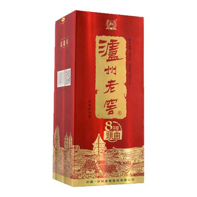 郎酒顺品郎金盖45度480ml*6+泸州老窖八年窖头曲52度 500ml*2瓶