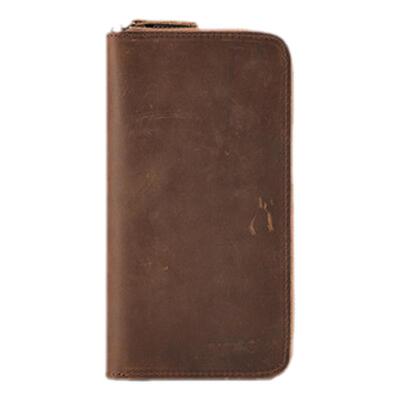 真皮手拿包疯马男士潮流复古