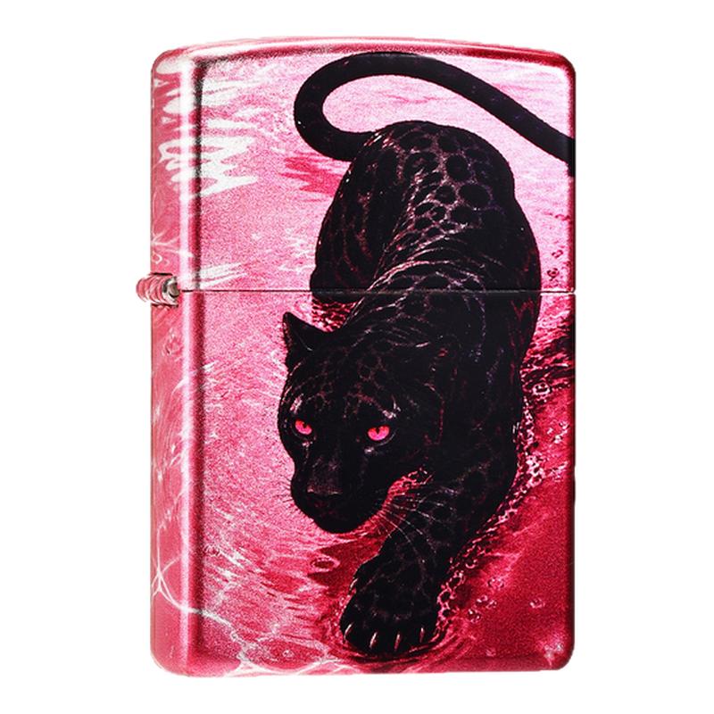ZIPPO正品防风煤油打火机黑豹