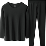 七匹狼德绒保暖内衣男士发热无痕加绒打底衫冬季高档秋衣秋裤套装