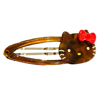 韩国ins卡通kt猫bb夹蝴蝶结少女百搭懒人碎发卡子刘海侧边夹发夹