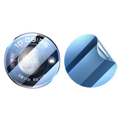 适用华为watch4手表保护膜watch3pro全包钢化膜全屏4/3高清护眼蓝光华为新款四代三代曲面水凝膜防摔new软膜
