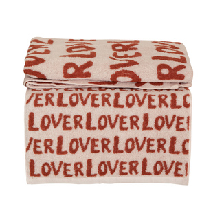 MY 北欧ins英文字母毛巾黑白情侣加厚全棉浴巾吸水速干不掉毛浴巾