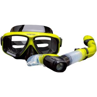 WaterTime浮潜三宝潜水面罩防呛潜水镜水下呼吸管游泳镜近视装备