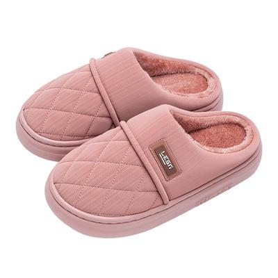 2双装加厚防水防污棉拖鞋