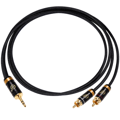HiFi级3.5转双莲花信号线张扬