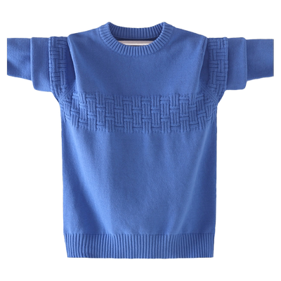 薄款春秋中大童毛衣男童全棉低领