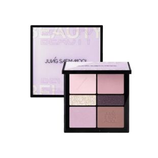 韩国郑瑄茉JUNGSAEMMOOL六色腮红眼影盘红棕黄棕橙粽盘珠光亮片女