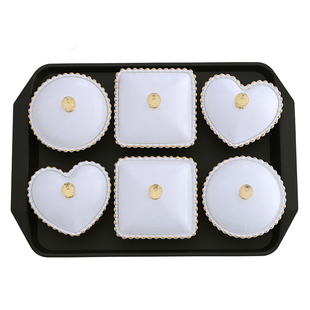 陶瓷带盖月子餐具套装碗盘月子会所用瓷 一人份炖盅汤盅印字logo