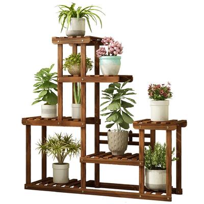 实木质花架子室内多层家用置物架