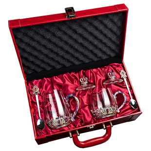 高档结婚礼物送新人女闺蜜新娘新婚夫妇礼品实用创意杯子一对订婚