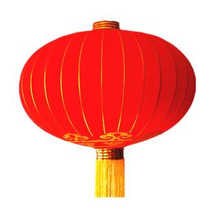 大红灯笼新款植绒布铁口街道小区单位大门2米国庆新春节1米过年货