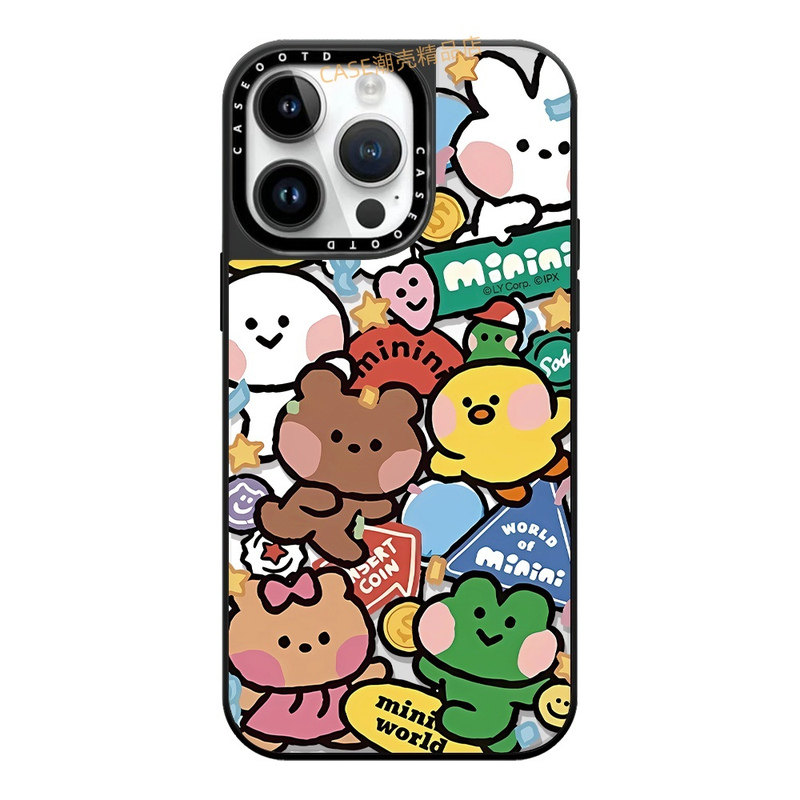 CASEOOTD迷你minini游园会适用于苹果17 16Pro Max手机壳iPhone12 13 14 15Pro/plus磁吸air手机保护壳套防摔