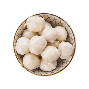 林小丸手工墨鱼丸400g大颗鱼丸潮汕墨斗丸花枝丸家用关东煮火锅丸