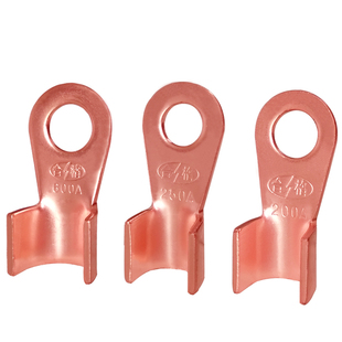 开口鼻60A线鼻子铜鼻子铜接头铜线耳铜接线鼻子铜端子国标A级50只
