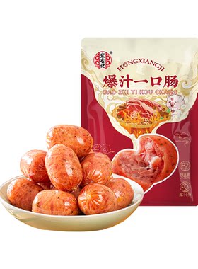 宏香记黑椒爆汁一口肠135g