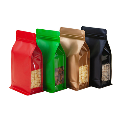 凡人食品级彩色铝箔八边封口袋