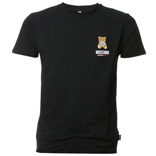 moschino/莫斯奇诺潮牌经典小熊男士网球穿搭短袖T恤A0784 4410
