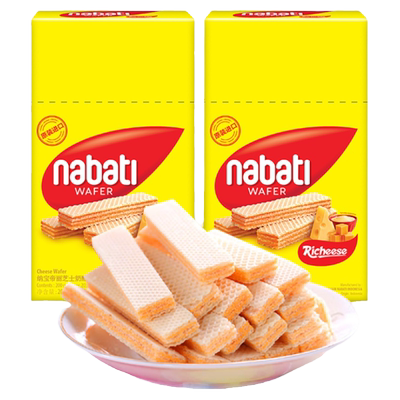 纳宝帝丽芝士威化饼干200g