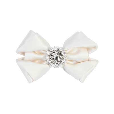 lefame拉飞姆2026夏季新款时尚蝴蝶结饰钉发夹法式慵懒千金风女