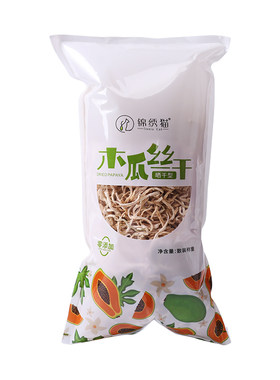 锦绣猫®木瓜丝干（晒干型）510g 零添加