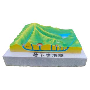 含底座地貌初中物理实验器材玻璃钢手工展示地震学校地理教学模型