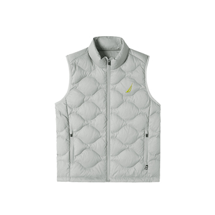 【轻薄鹅绒】NAUTICA/诺帝卡童装男童女童羽绒马甲秋冬季轻量搭配