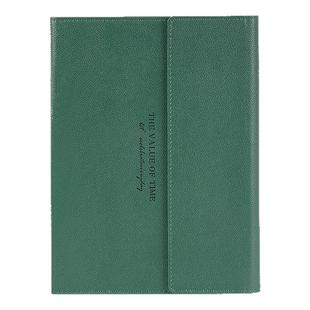 论坛会议笔记本加厚A5三折皮面本子简约商务风学习记录本加厚办公用品定制活动主题logo宣传采购企业公司礼盒