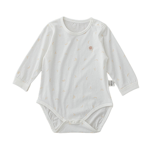 娃丽比婴儿包屁衣春夏薄款纯棉长袖三角哈衣男女宝宝连体衣婴幼儿