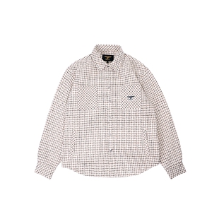 BOYLONDON复古时尚小香风朋克梭织春季男女同款长袖衬衫N21011